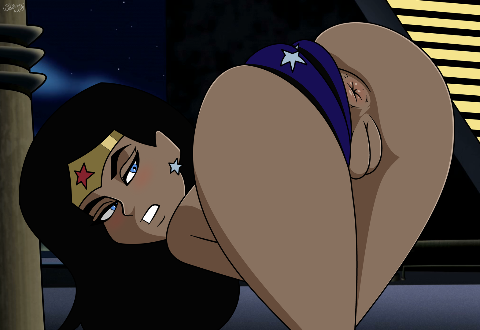 Wonder Woman Justice League Porn - Wonder woman shows her tight ass and cunt â€“ Justice League Hentia